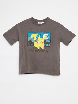 T-shirt 'Pikachu' 'Pokemon' maniche corte