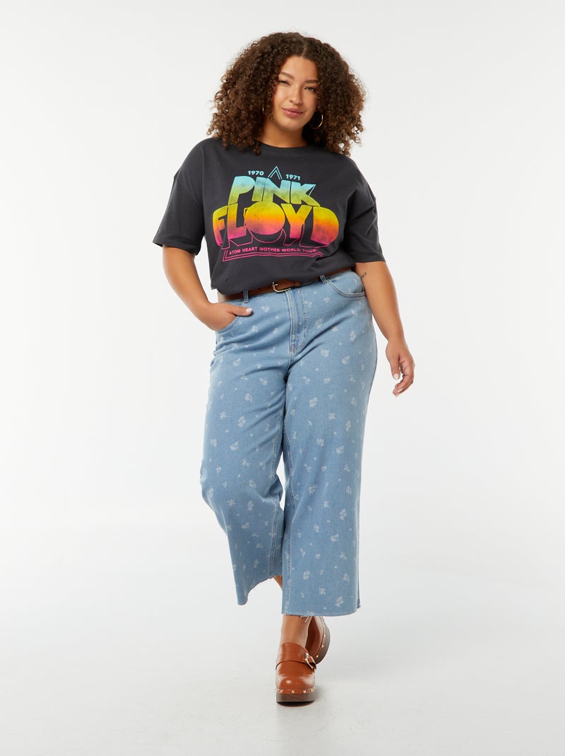 T-shirt 'Pink Floyd' a maniche corte NERO - Kiabi