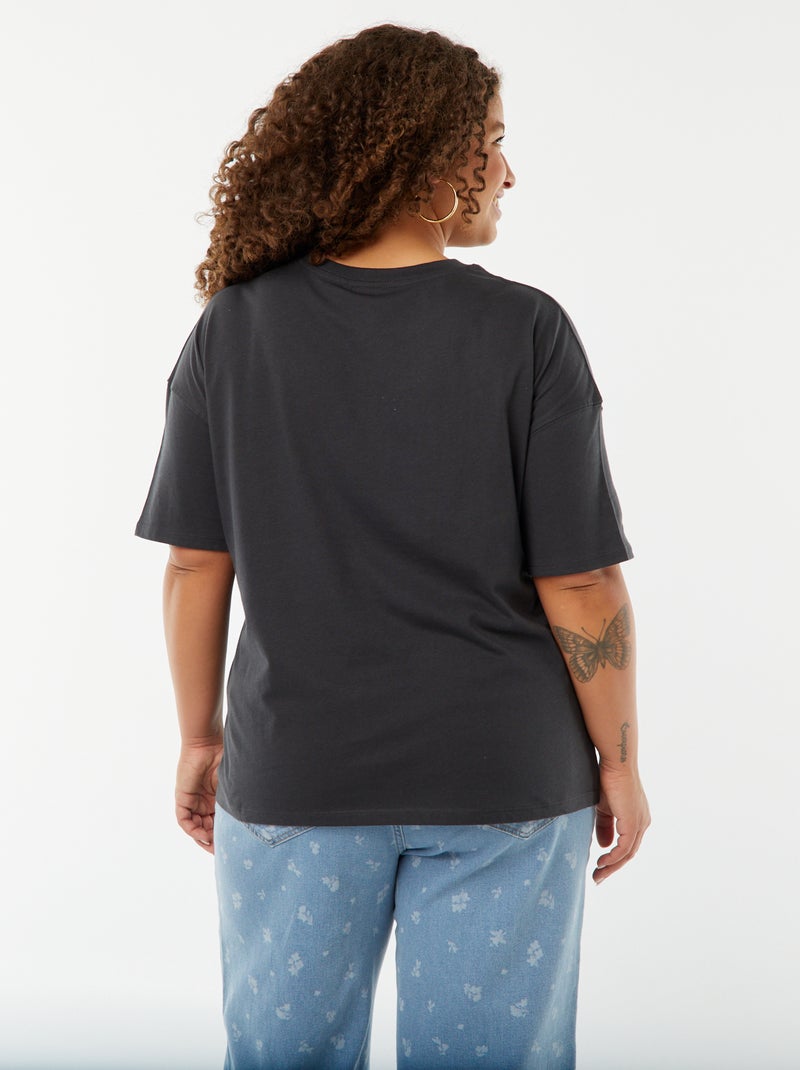T-shirt 'Pink Floyd' a maniche corte NERO - Kiabi
