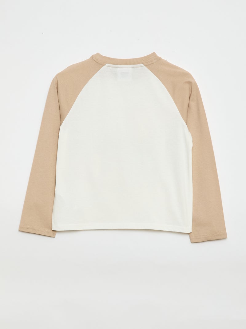 T-shirt 'Pokémon' a maniche lunghe Beige - Kiabi