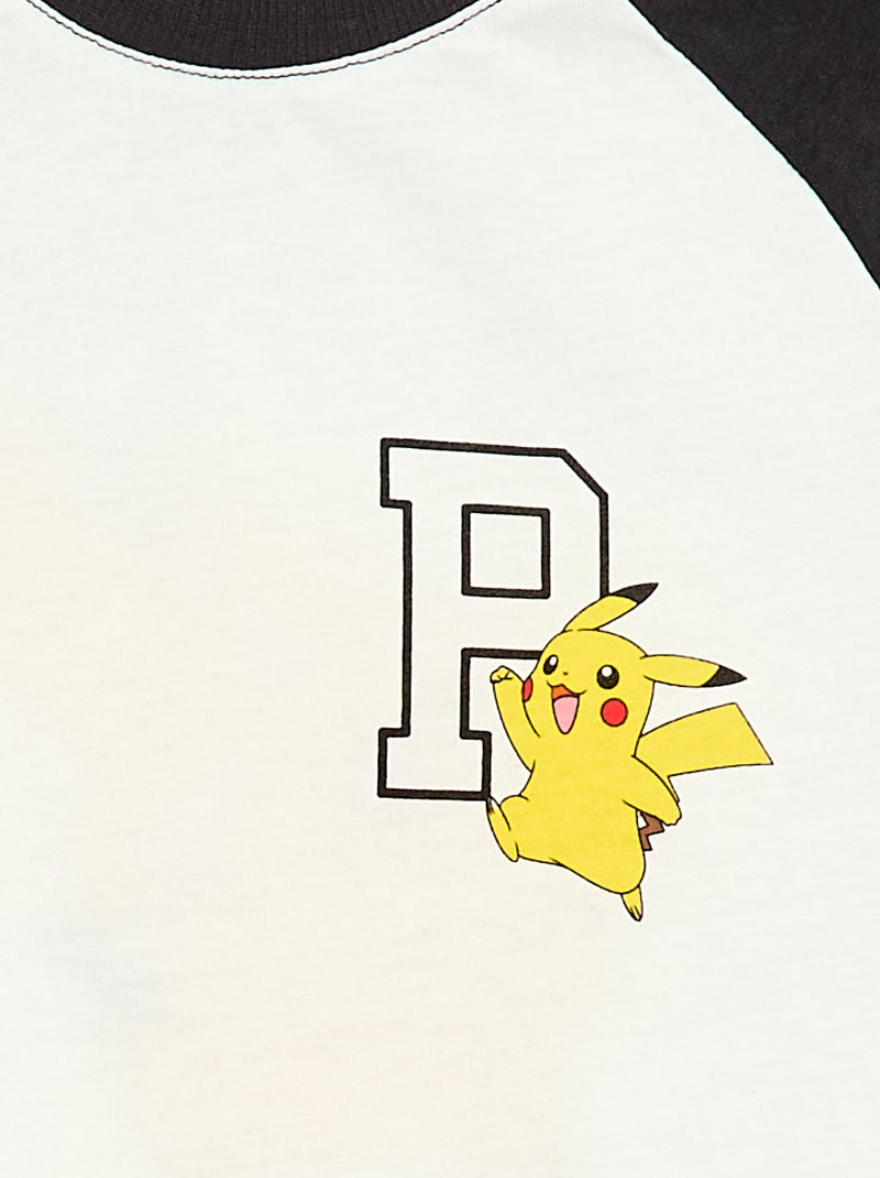 T-shirt 'Pokémon' a maniche lunghe Bianco - Kiabi