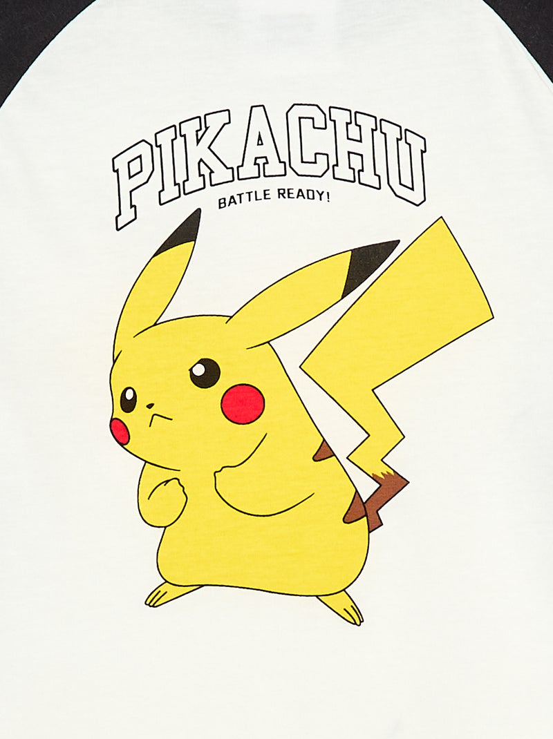 T-shirt 'Pokémon' a maniche lunghe Bianco - Kiabi