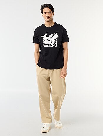 T-shirt 'Pokemon' 'Pikachu' a maniche corte