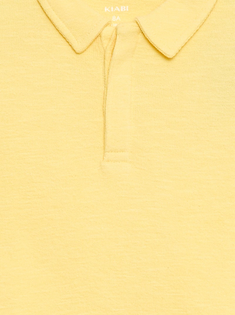 T-shirt polo Giallo - Kiabi