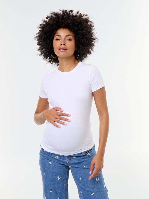 T-shirt premaman a costine - Kiabi T-shirt premaman a costine - Kiabi