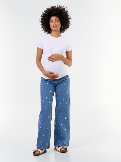 T-shirt premaman a costine - Kiabi T-shirt premaman a costine - Kiabi