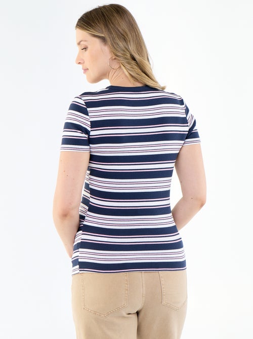 T-shirt premaman a costine - Kiabi T-shirt premaman a costine - Kiabi
