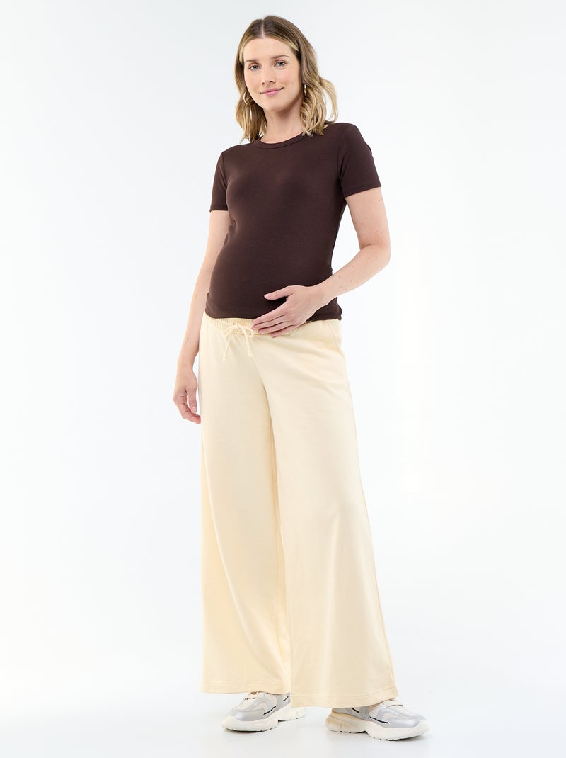 T-shirt premaman a costine Marrone - Kiabi