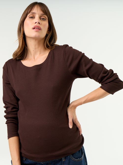 T-shirt premaman a costine - Kiabi
