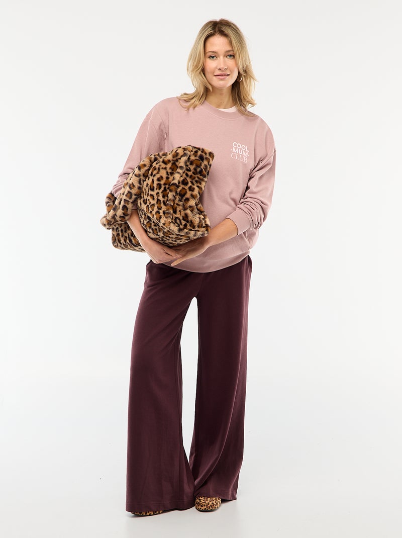 T-shirt premaman a costine Rosa - Kiabi