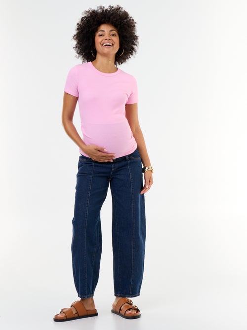 T-shirt premaman a costine - Kiabi T-shirt premaman a costine - Kiabi