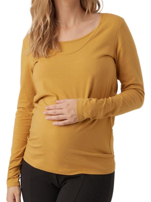 T-shirt Premaman a Maniche Lunghe Mamalicious - Kiabi