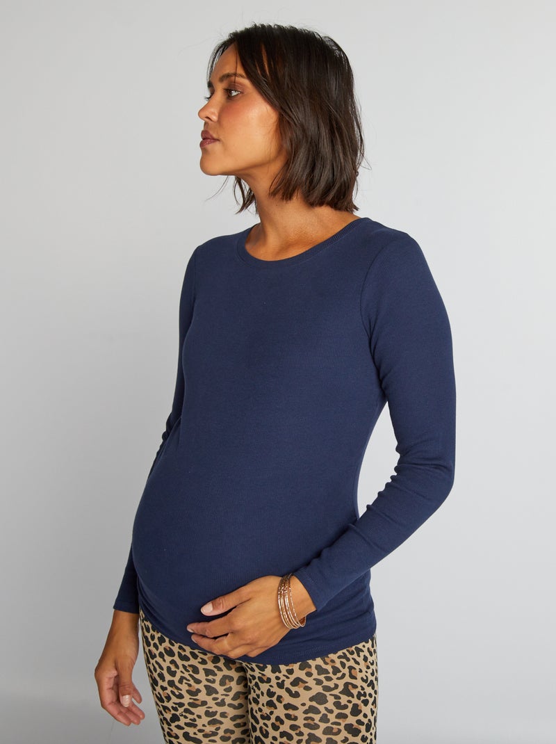 T-shirt premaman Blu marine - Kiabi