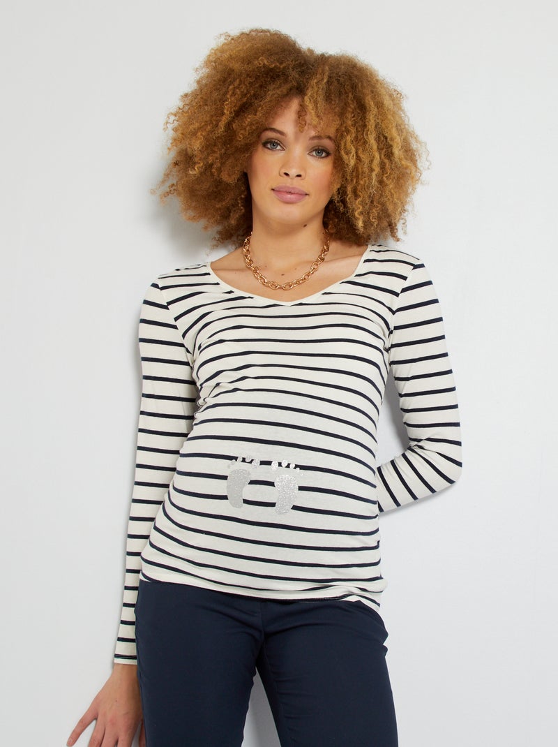T-shirt premaman BLU - Kiabi