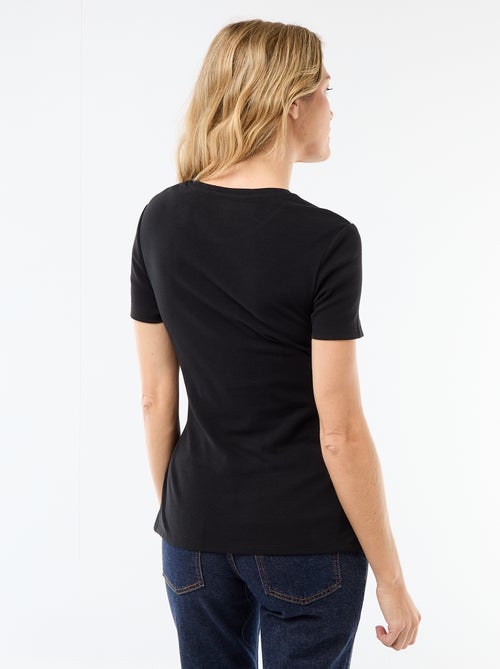 T-shirt premaman con scollo rotondo drappeggiato - Kiabi