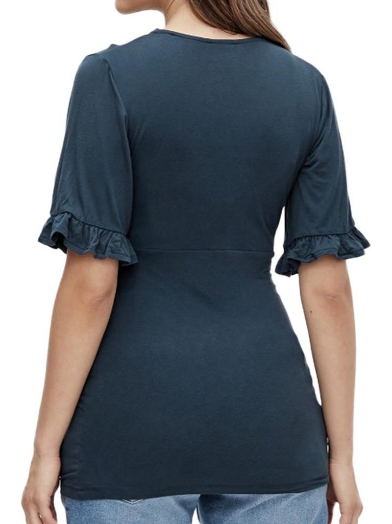 T-shirt Premaman Donna Mamalicious Blu marino - Kiabi