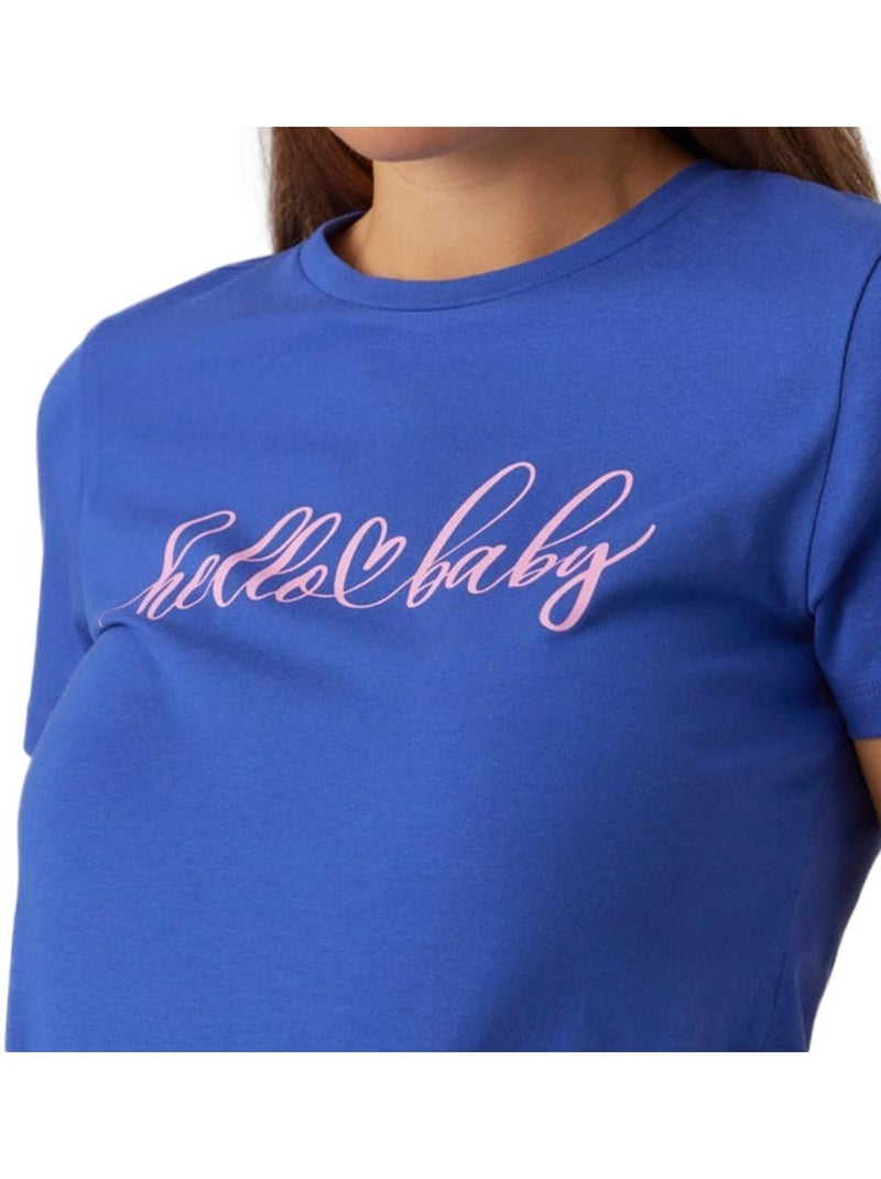 T-shirt Premaman Donna Mamalicious Blu - Kiabi