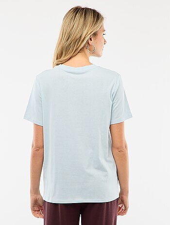 T-shirt allattamento a maniche corte con stampa