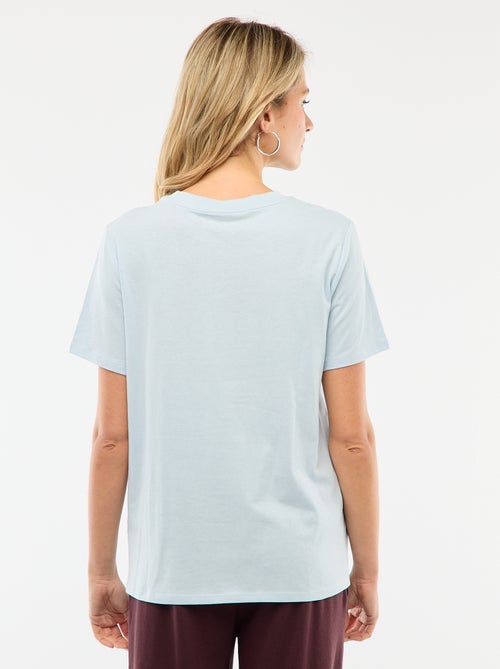 T-shirt premaman e allattamento a maniche corte con stampa - Kiabi