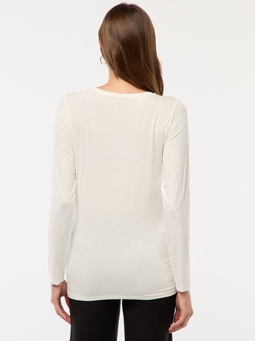 T-shirt premaman e allattamento mélange - Kiabi