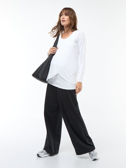 T-shirt premaman e allattamento mélange - Kiabi