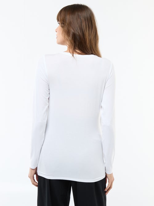 T-shirt premaman e allattamento mélange - Kiabi