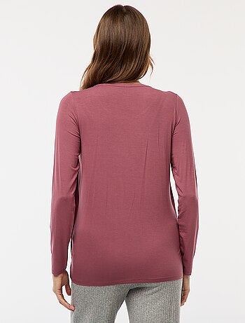 T-shirt premaman e allattamento mélange