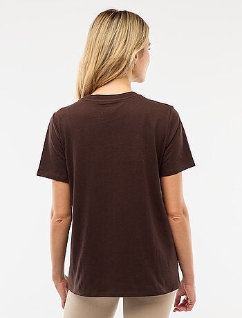 T-shirt allattamento a maniche corte con stampa