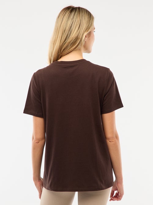 T-shirt premaman e allattamento stampato a maniche corte - Kiabi