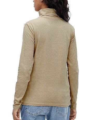 T-shirt Donna a Collo Alto a Maniche Lunghe Mamalicious