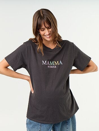 T-shirt premaman stampata