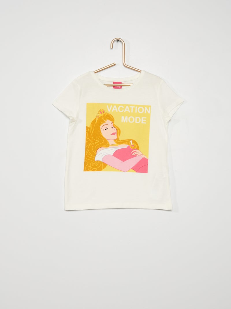 T-shirt 'Principessa' 'Disney' BEIGE - Kiabi