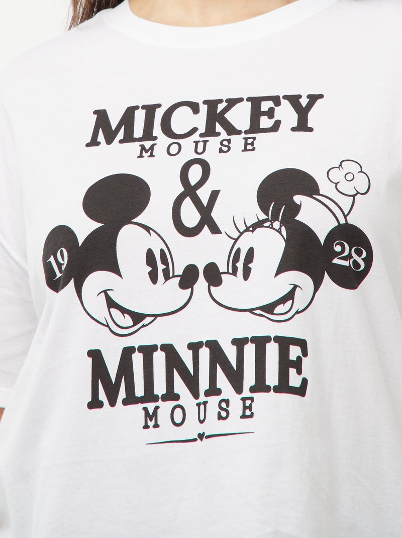 T-shirt 'Principesse' 'Disney' a maniche corte BIANCO - Kiabi