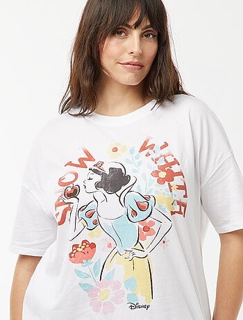 T-shirt 'Principesse' 'Disney' a maniche corte