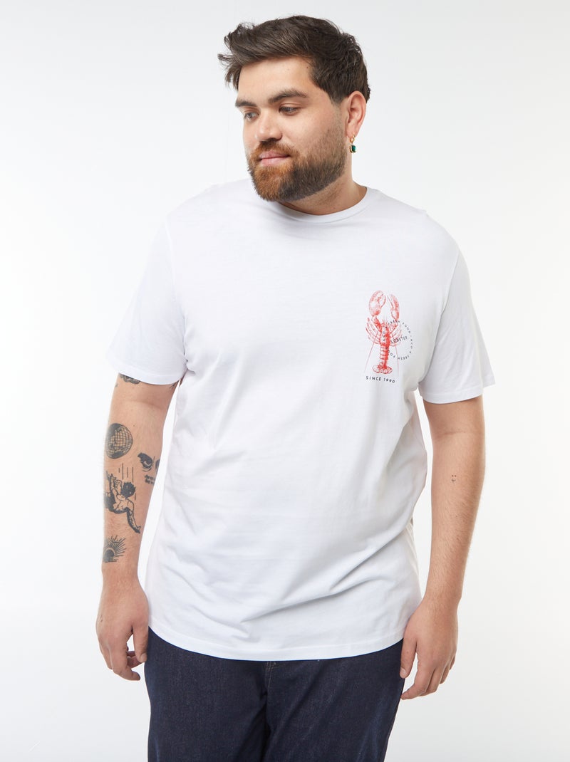 T-shirt 'Produkt' BIANCO - Kiabi