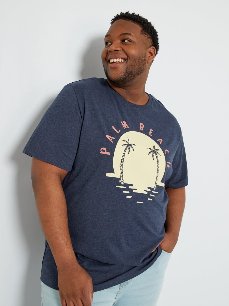 T-shirt 'Produkt' in jersey BLU - Kiabi