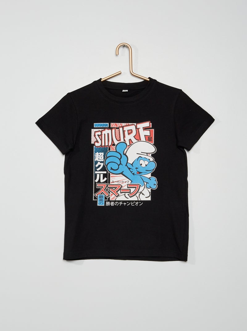 T-shirt 'Puffi' nero - Kiabi