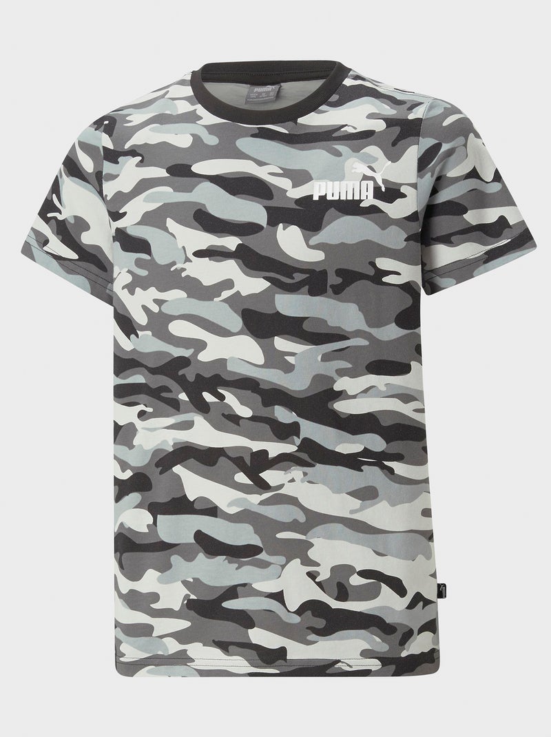 T-shirt 'Puma' motivo 'mimetico' NERO - Kiabi