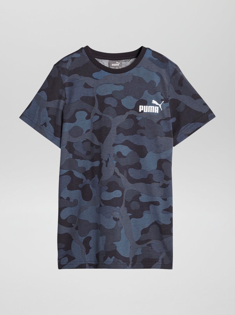 T-shirt 'Puma' scollo tondo BLU - Kiabi