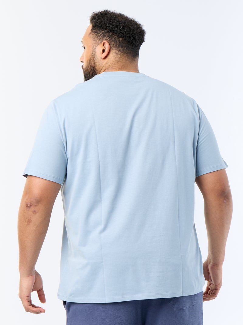 T-shirt puro cotone Blu - Kiabi