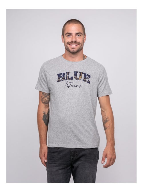 T-shirt puro cotone con motivo JACKHORN - Kiabi