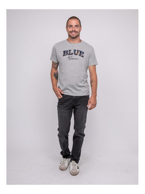 T-shirt puro cotone con motivo JACKHORN - Kiabi