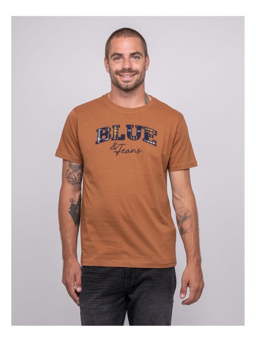 T-shirt puro cotone con motivo JACKHORN - Kiabi