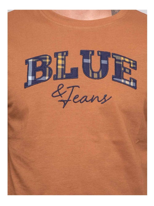 T-shirt puro cotone con motivo JACKHORN - Kiabi