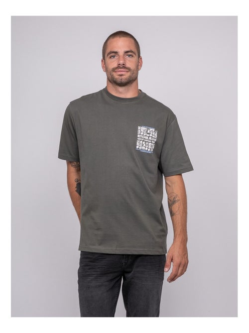 T-shirt puro cotone con motivo JARGNOL - Kiabi