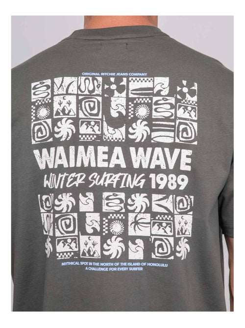 T-shirt puro cotone con motivo JARGNOL - Kiabi