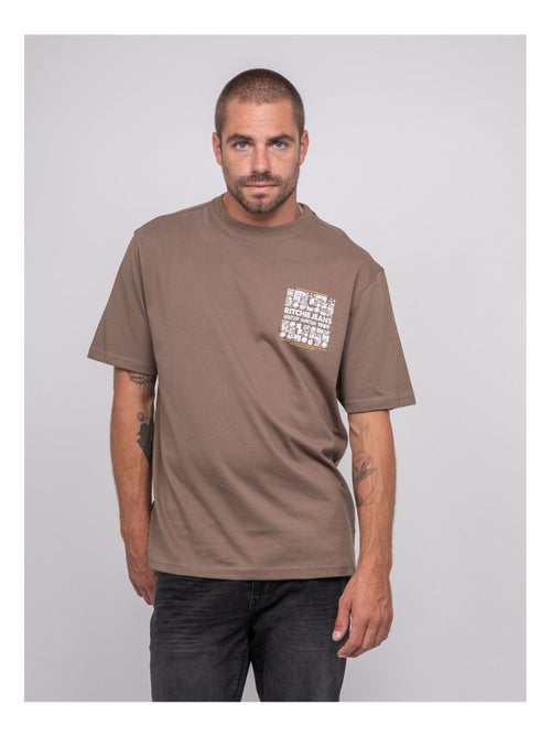 T-shirt puro cotone con motivo JARGNOL - Kiabi