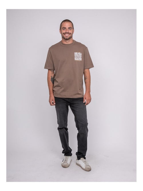 T-shirt puro cotone con motivo JARGNOL - Kiabi