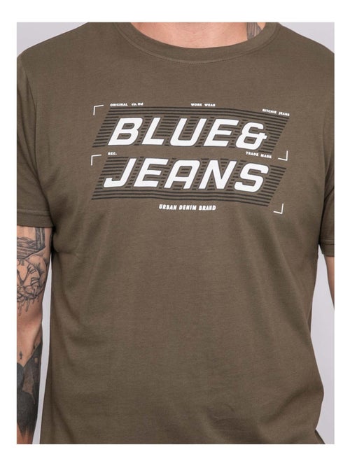 T-shirt puro cotone con motivo JORDIPAL - Kiabi