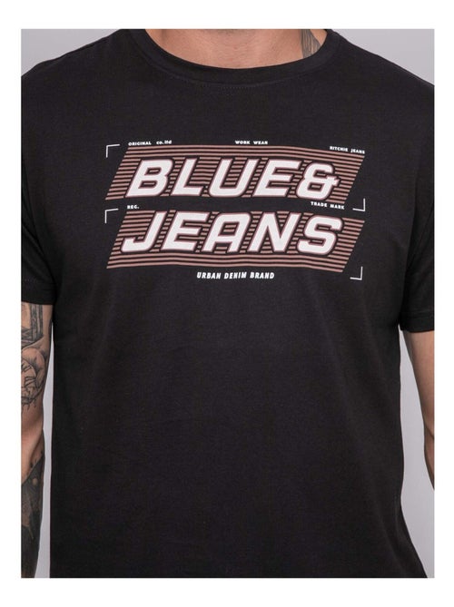 T-shirt puro cotone con motivo JORDIPAL - Kiabi